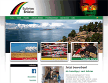 Tablet Screenshot of bolivien-bruecke.de